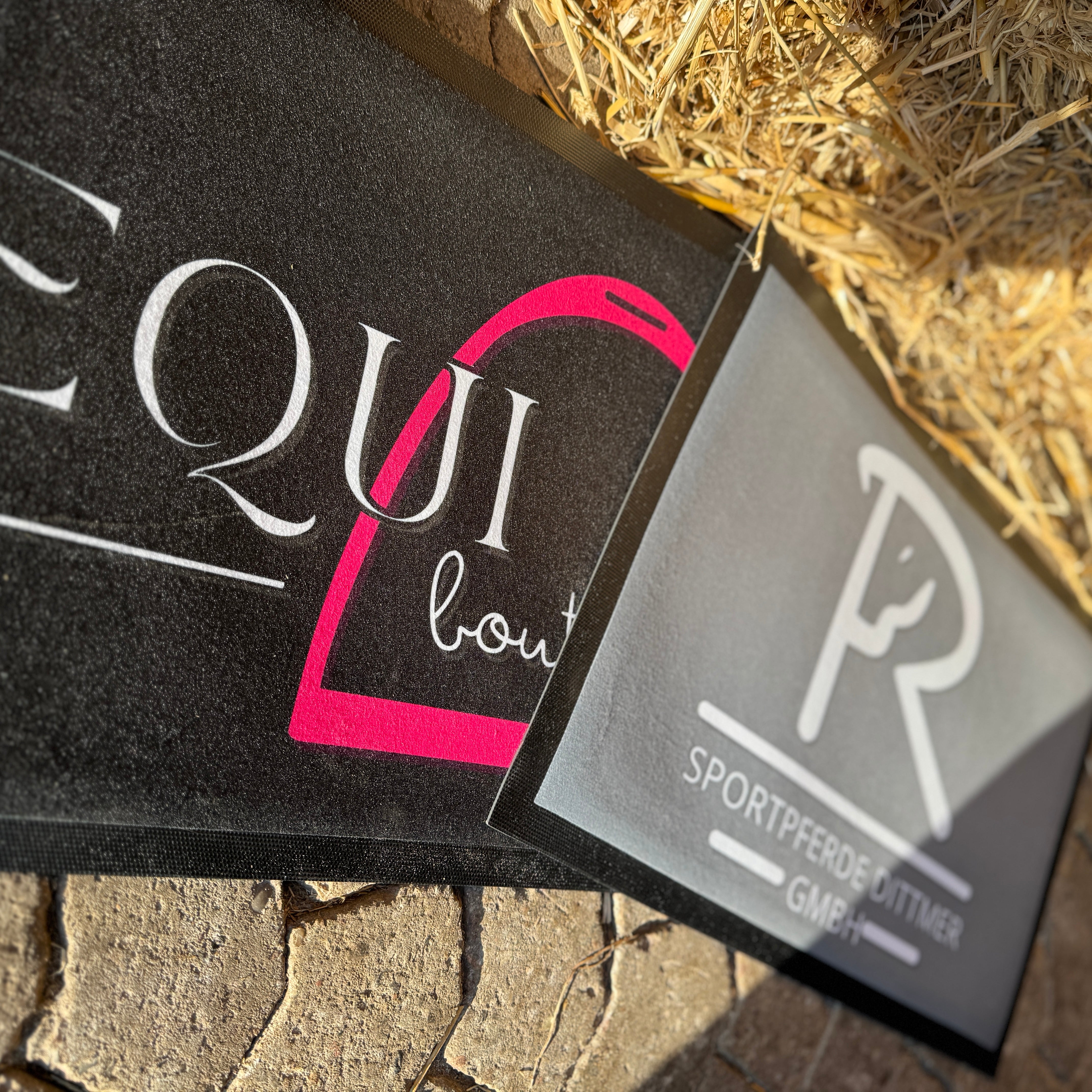 Individuelle Fußmatte mit Logo