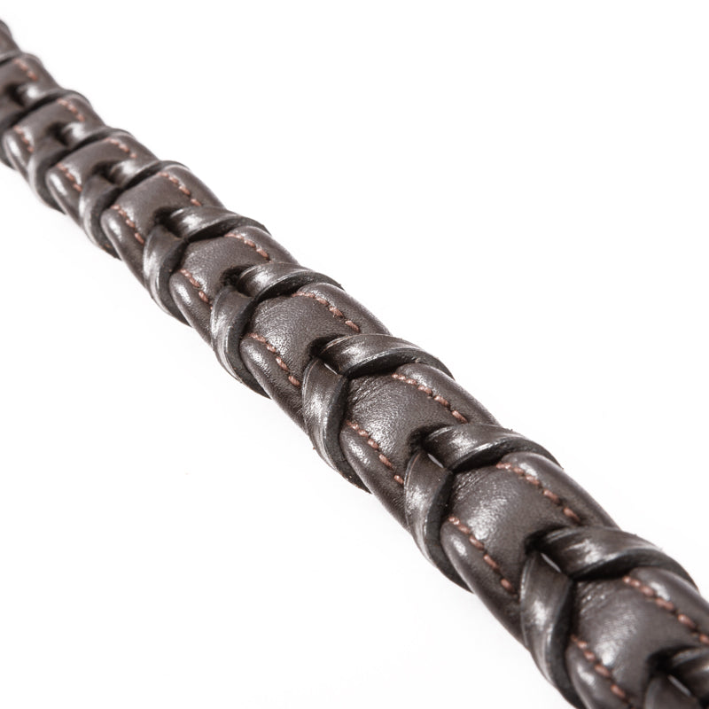 Hunterzügel Softleder - geflochten