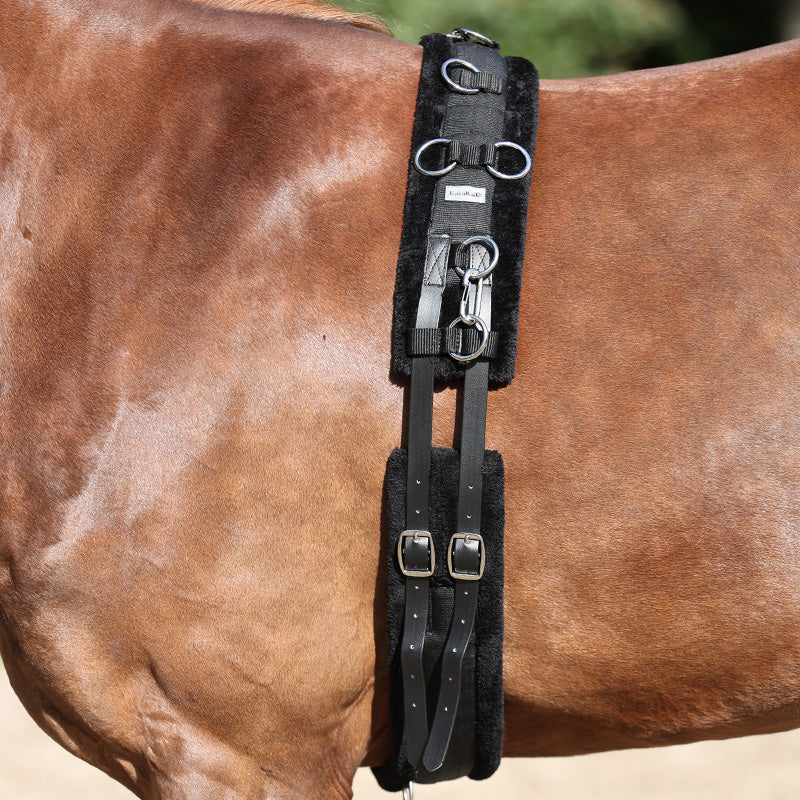 Longiergurt mit Kunstfell