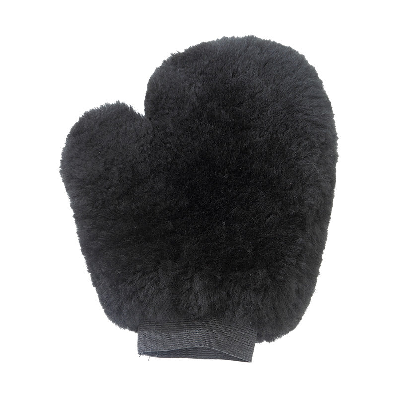 Putzhandschuh mit Lammfell und Daumen