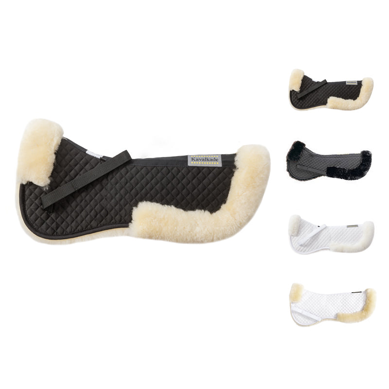 Sattelunterlage Lammfell - Rand