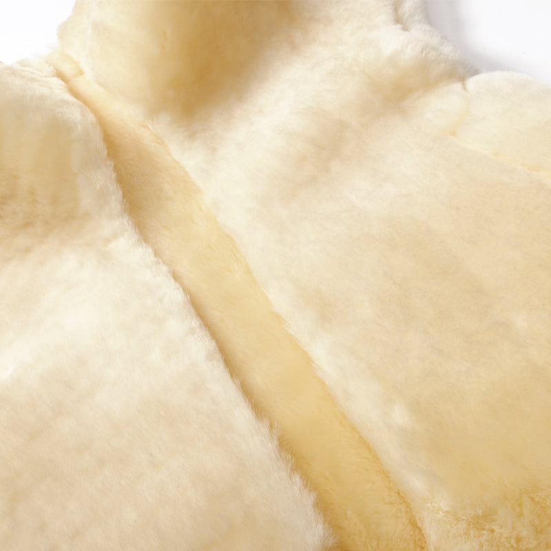 Sattelunterlage Lammfell - Rand