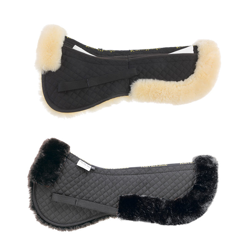 Korrekturunterlage Lammfell mit Taschen