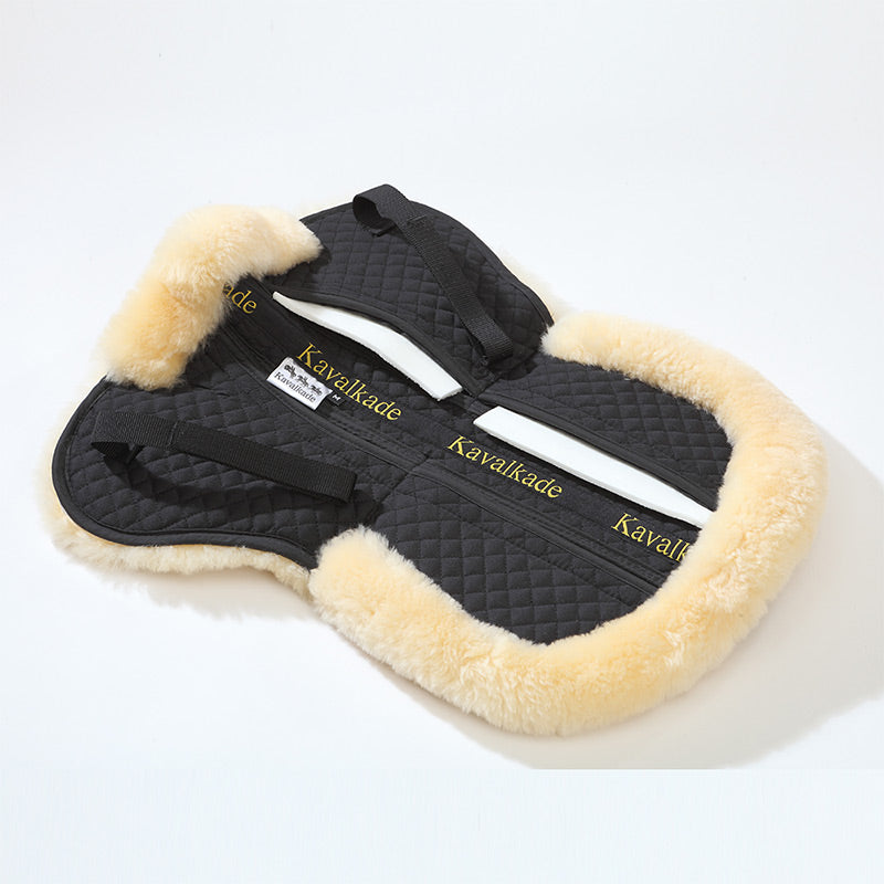 Korrekturunterlage Lammfell mit Taschen