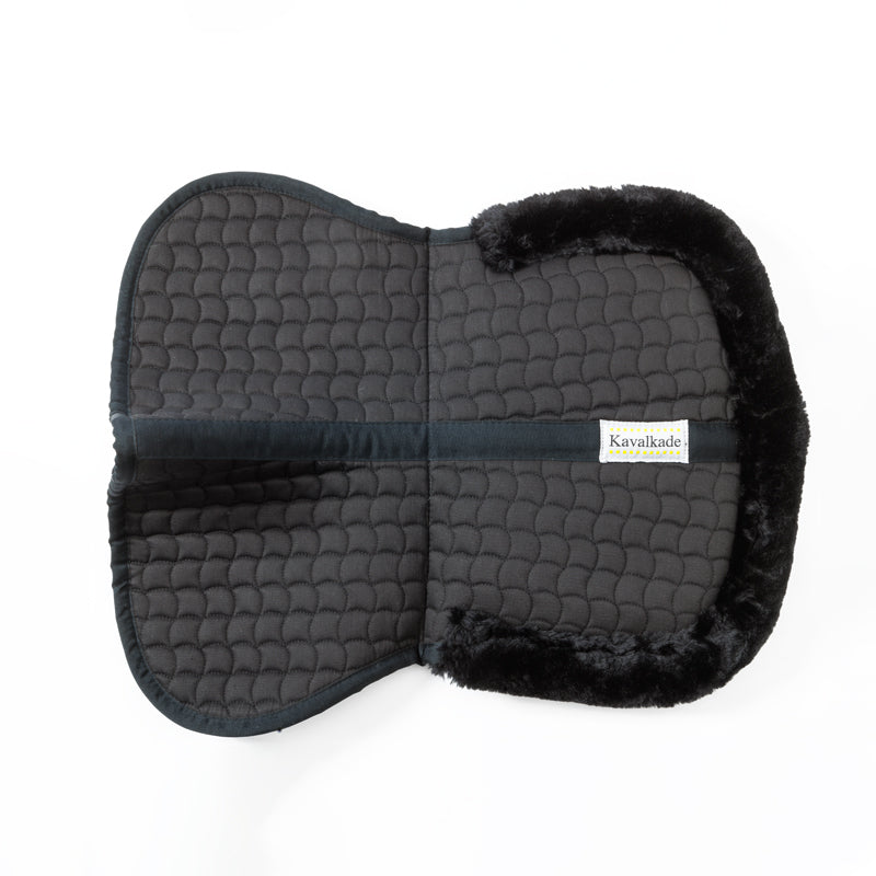 Sattelunterlage mit Kunstfell