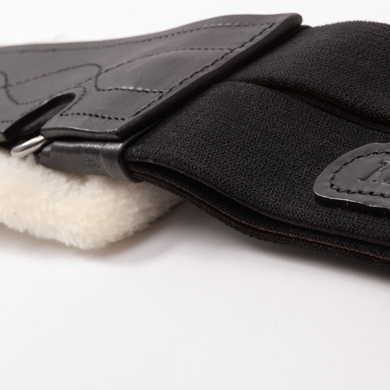 Langgurt geöltes Leder "Casper"-Kunstfell-Elast