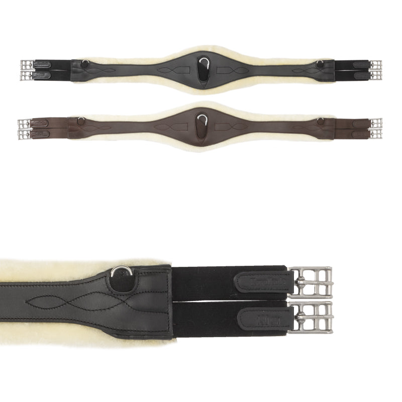 Langgurt geöltes Leder "Comfort"-Kunstfell-Elast