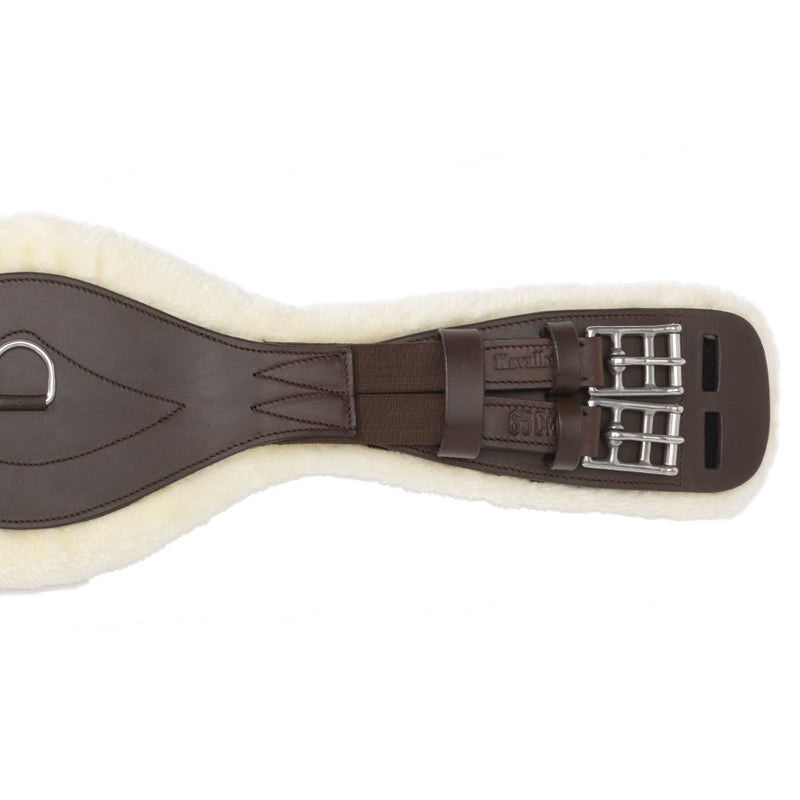 Kurzgurt geöltes Leder "Comfort"-Kunstfell-Elast