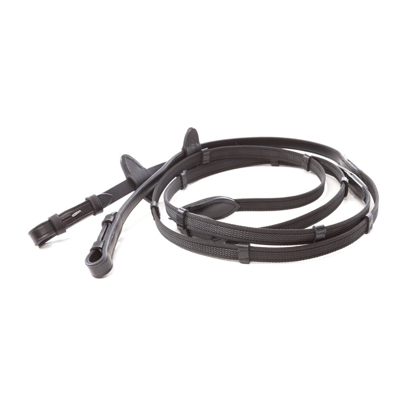 Gummierte Zügel mit Zaumhaken 16mm