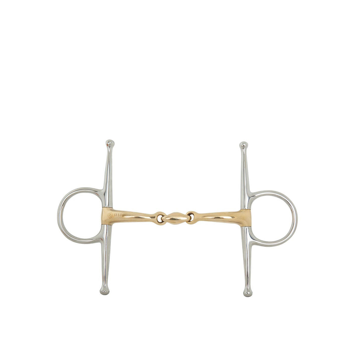 BR Knebeltrense doppelt gebrochen Soft Contact 14 mm Shanks 165 mm