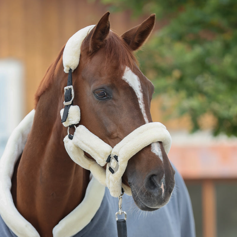 Transporthalfter mit Kunstfell