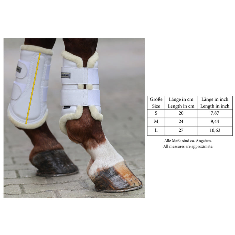 Gamaschen mit Kunstfell