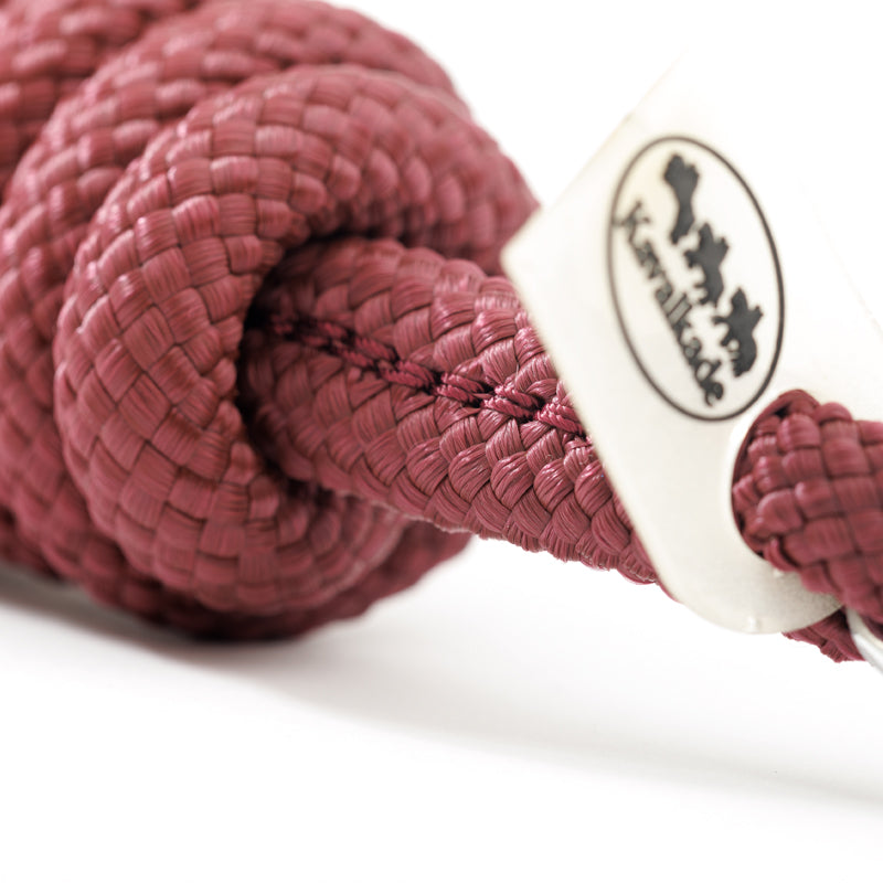 Führstrick mit Panikhaken silber