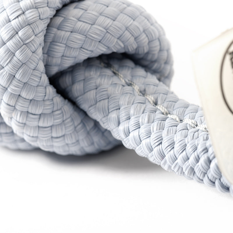 Führstrick mit Panikhaken silber