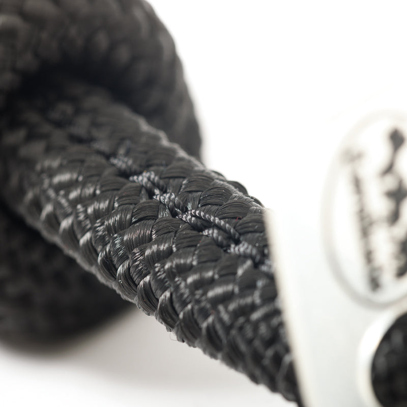 Führstrick mit Karabinerhaken silber