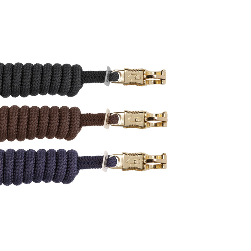 Führstrick mit Panikhaken messing