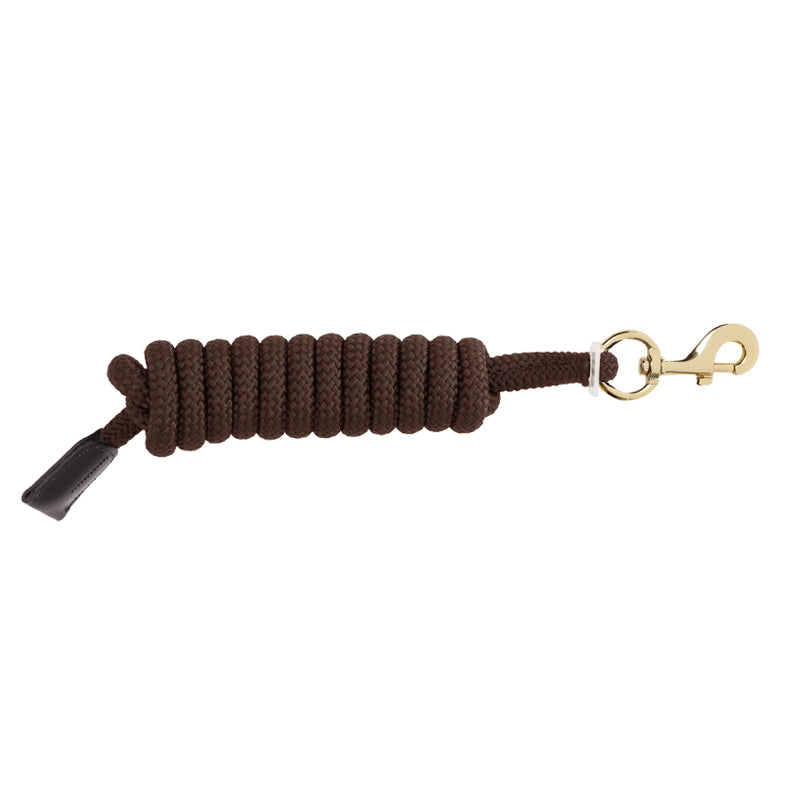 Führstrick mit Karabinerhaken messing