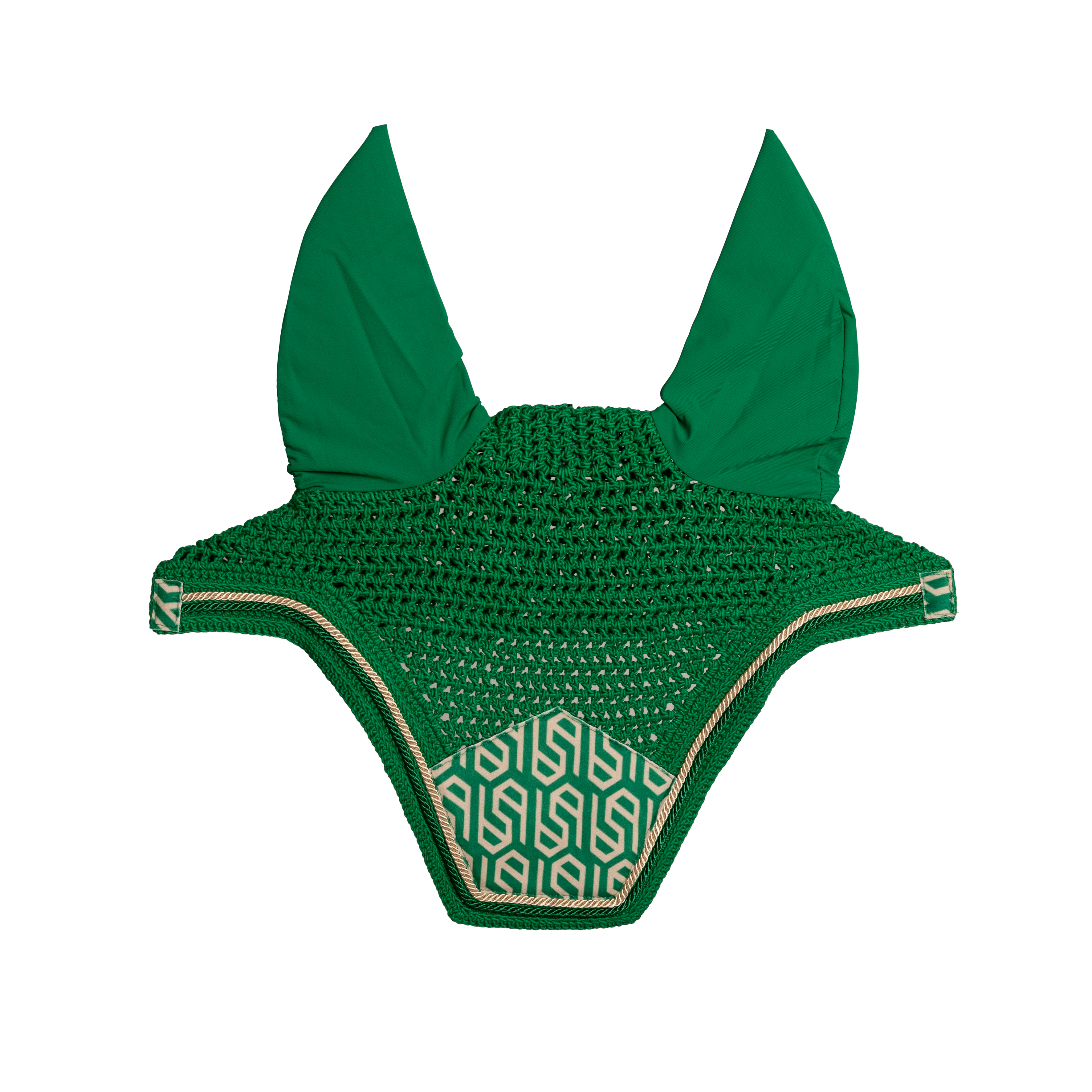 Fliegenhaube Wellington Samt Maze Cipher Druck