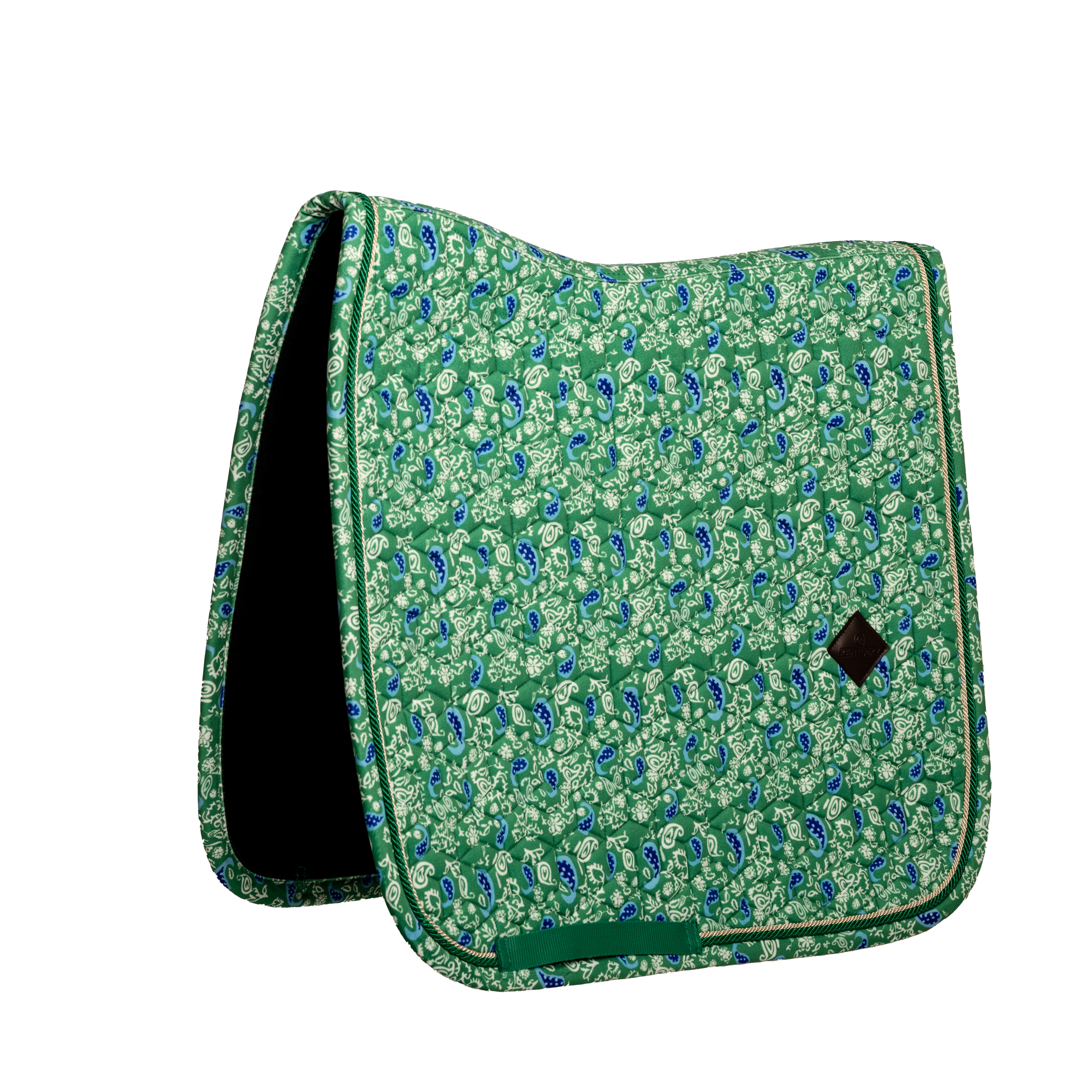 Schabracke Samt Paisley Garden Druck Springen