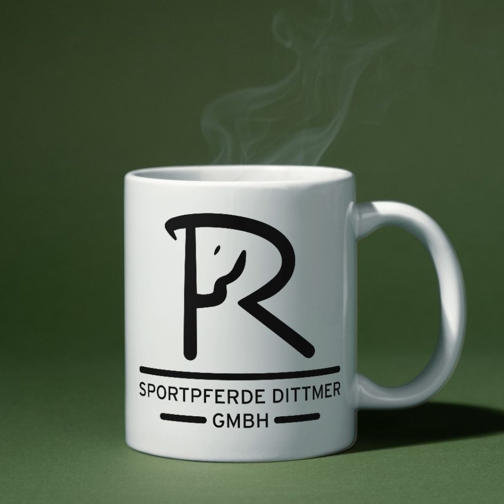 Individuelle Tasse mit Logo