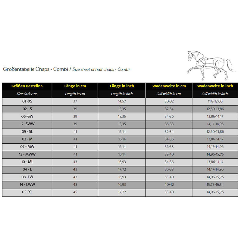 Wadenchaps "Combi Sparkle"