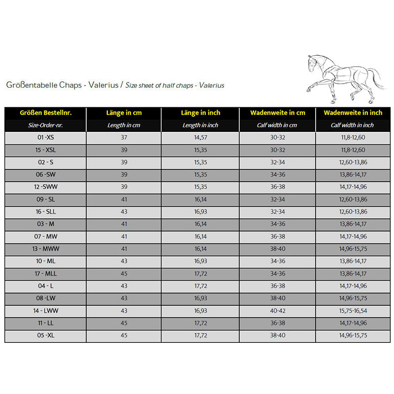 Wadenchaps "Valerius"