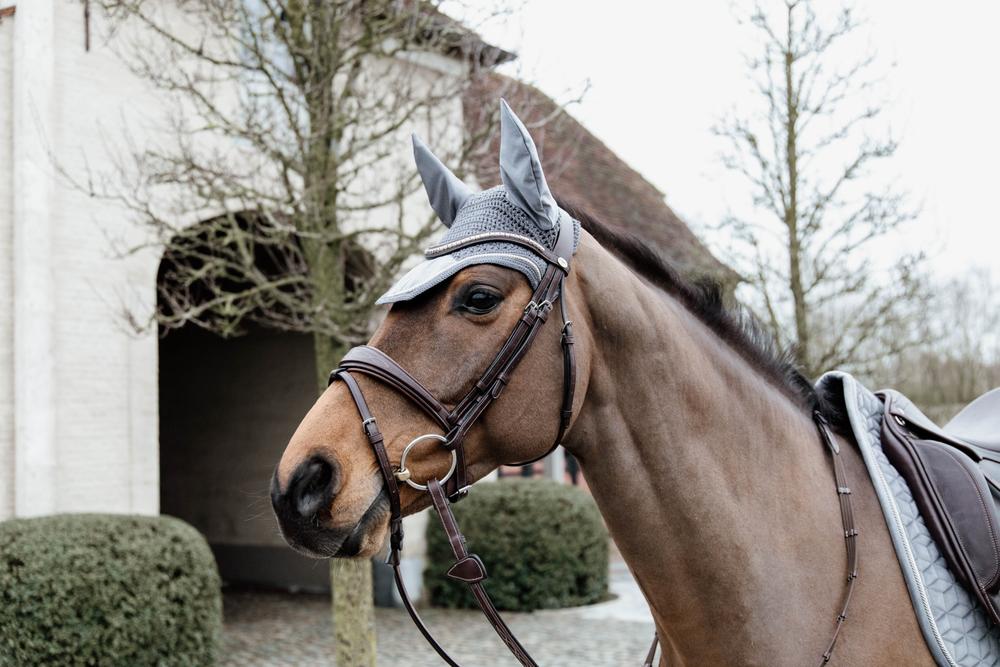 Fliegenhaube Wellington Basic Velvet - Kentucky Horsewear