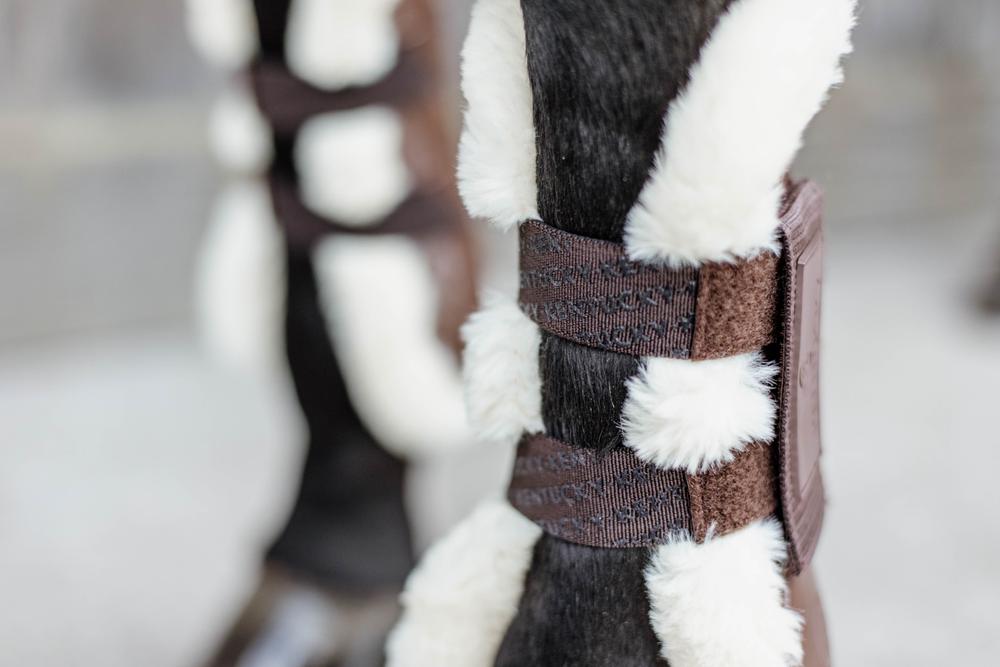 Vegan Fell Springgamaschen Velcro - Kentucky Horsewear