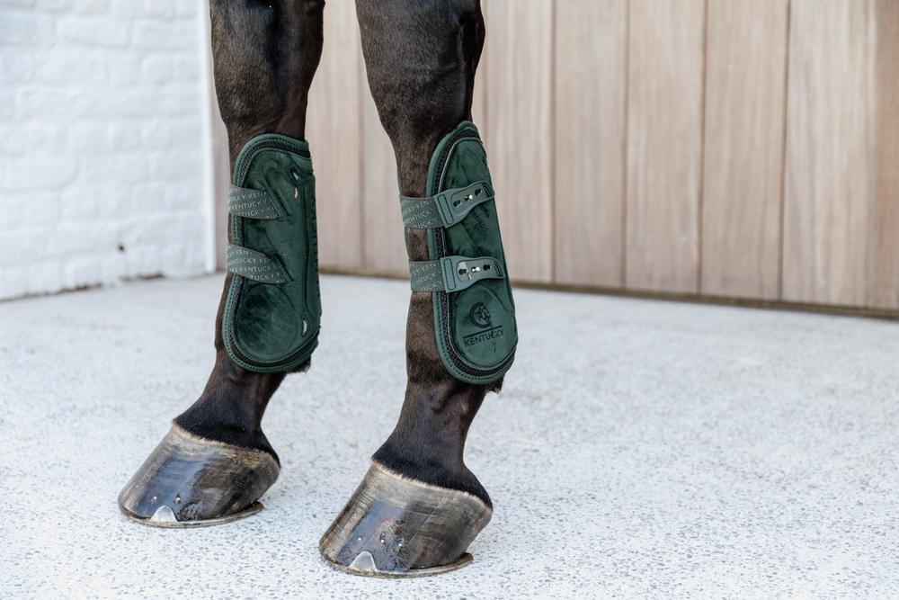 Springgamaschen Bamboo Elastik Velvet - Kentucky Horsewear