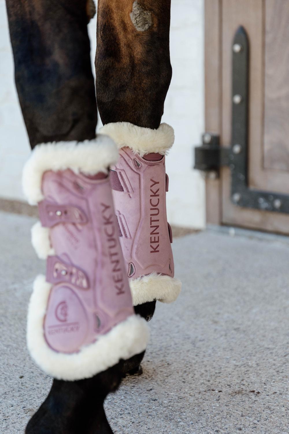 Vegan Fell Springgamaschen Bamboo Elastik Velvet - Kentucky Horsewear