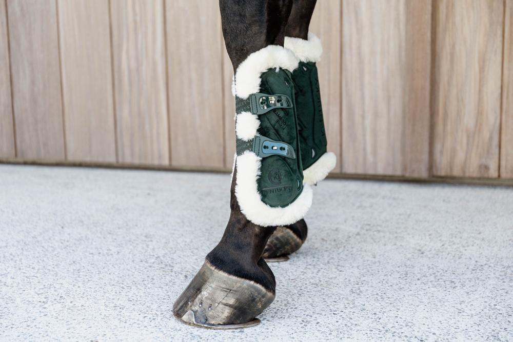 Vegan Fell Springgamaschen Bamboo Elastik Velvet - Kentucky Horsewear