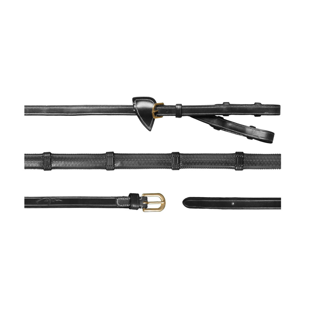 Schmale Converter Gummizügel mit 7 Lederstegen 1/2"" 13 mm