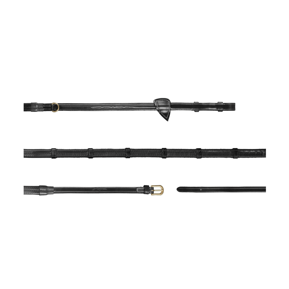 Howlett Gummizügel mit 7 Lederstegen 1/2" 13 mm