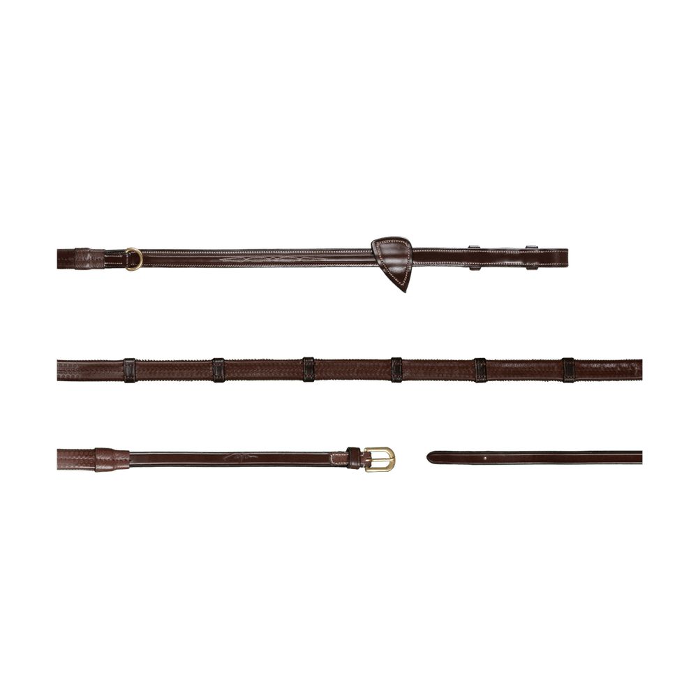 Howlett Gummizügel mit 7 Lederstegen 1/2" 13 mm