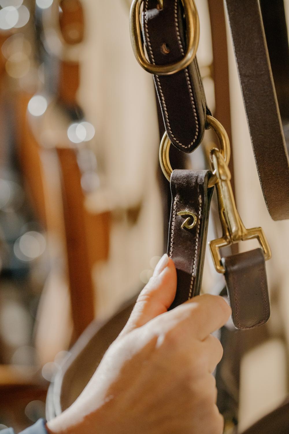 Lederhalfter 2-in-1 Transport- & Stalhalfter