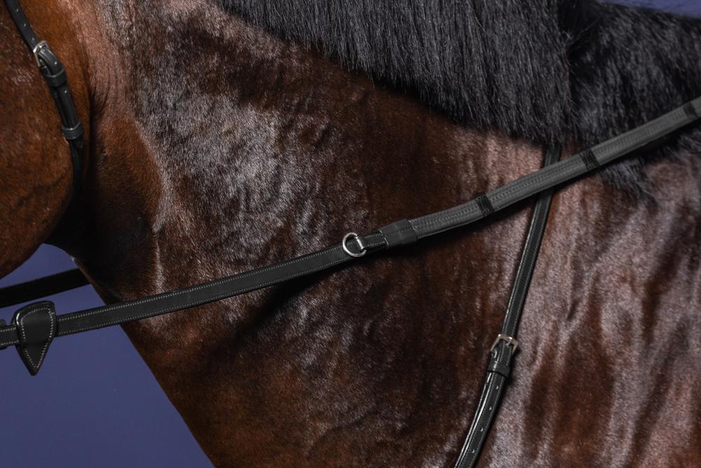 Thiedemann Howlett Gummizügel mit 7 Lederstegen 1/2" 13 mm