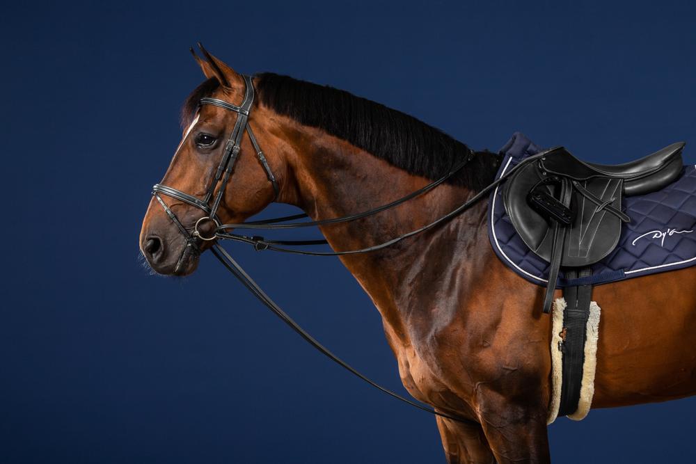 Schlaufzügel aus Vollleder 1/2" 13mm