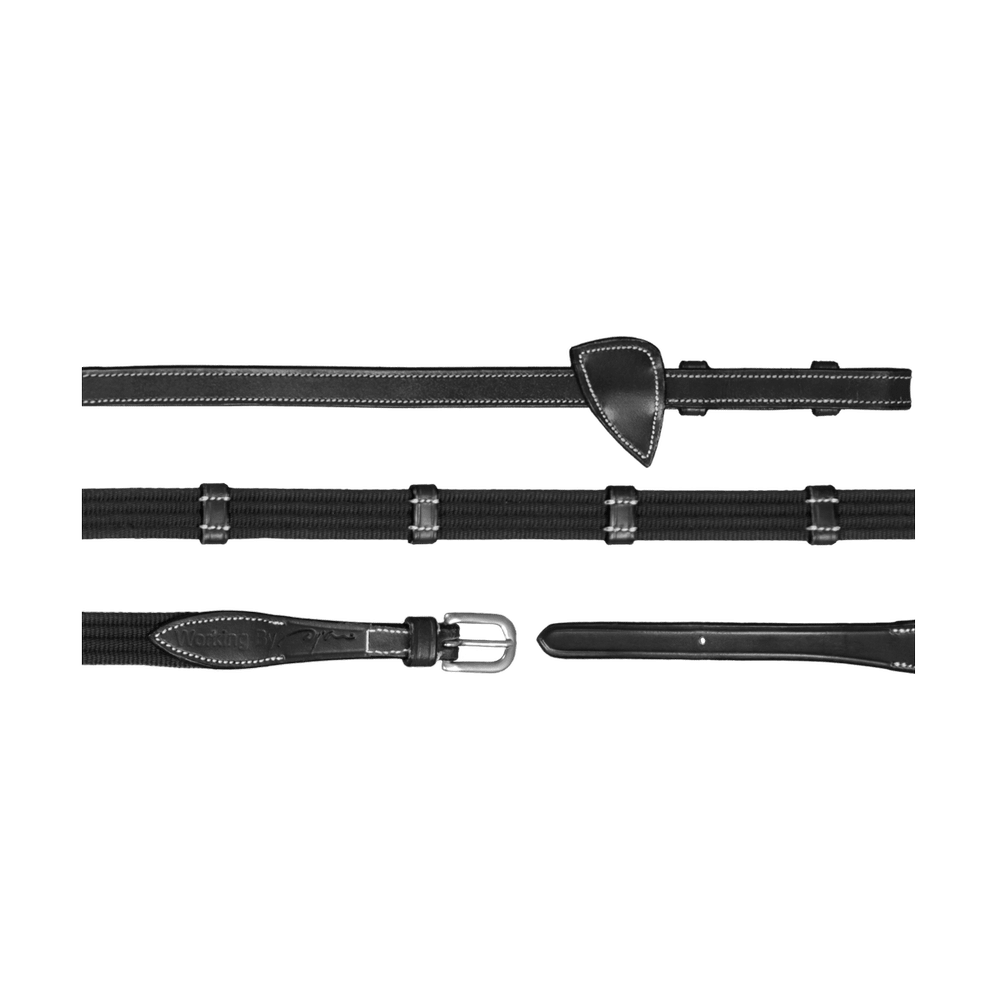 Gurtzügel mit 9 Lederstegen 5/8 16mm