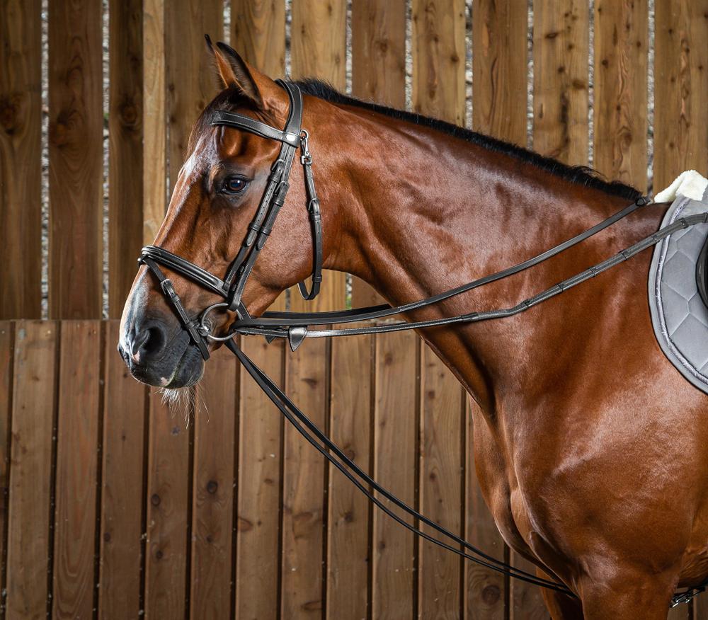 Schlaufzügel aus Vollleder 1/2" 13mm