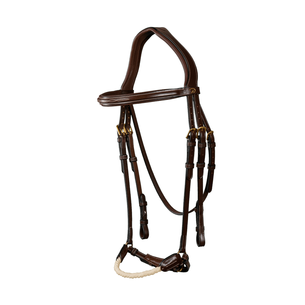Trense mit hannoverschem Strickreithalfter