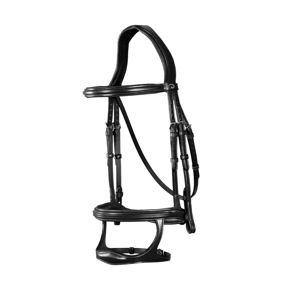 Trense mit Doppelsteg-Reithalfter