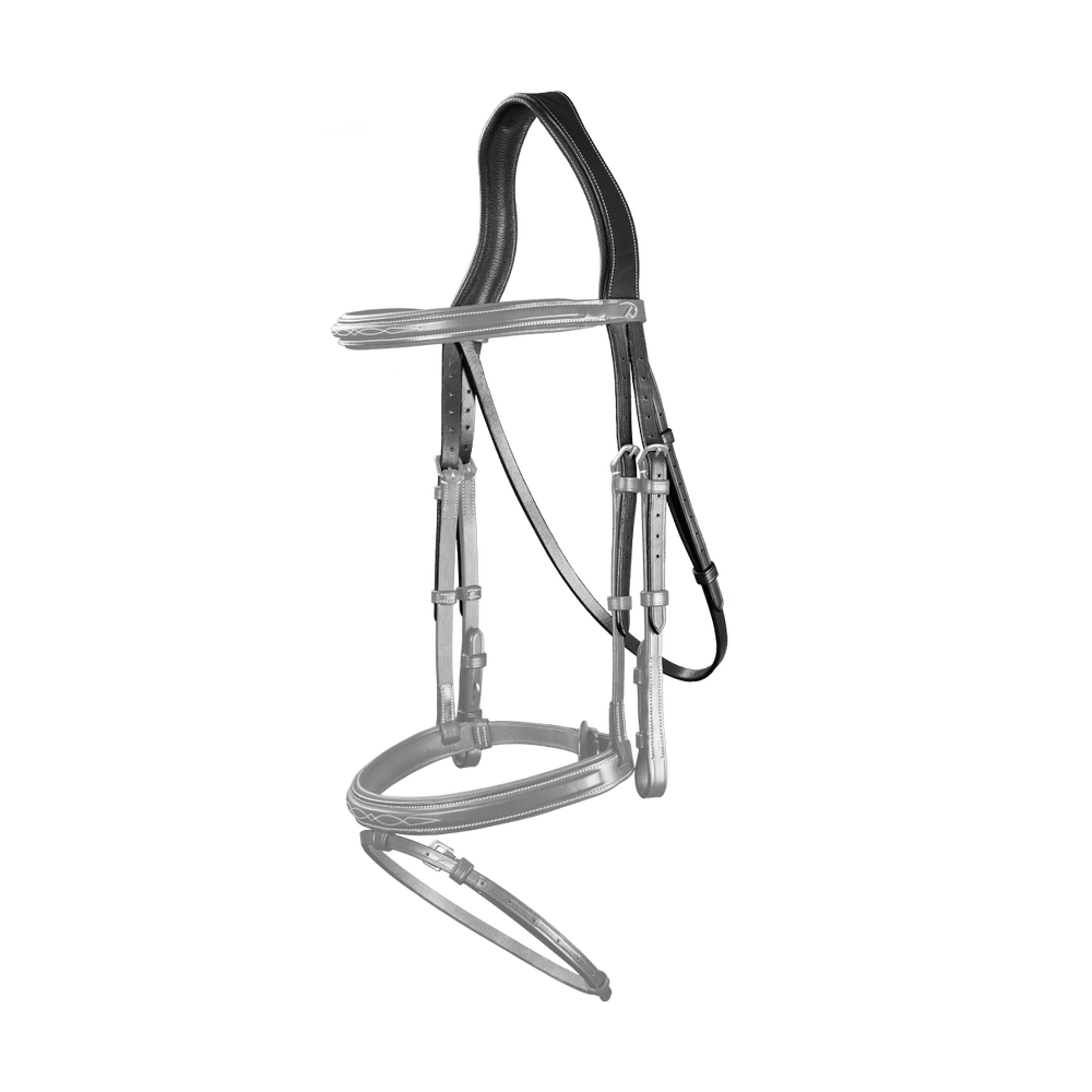 Kopfstück mit abnehmbarem Kehlriemen