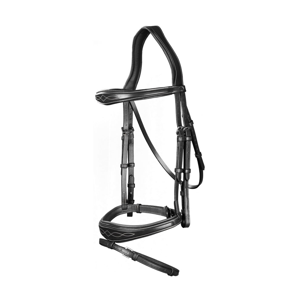 Anatomische Trense mit kombiniertem Reithalfter