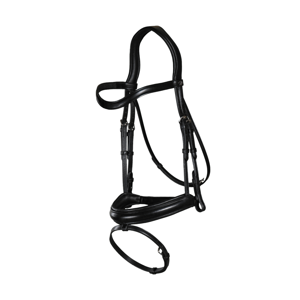 Trense mit kombiniertem Reithalfter aus Mattleder Medium