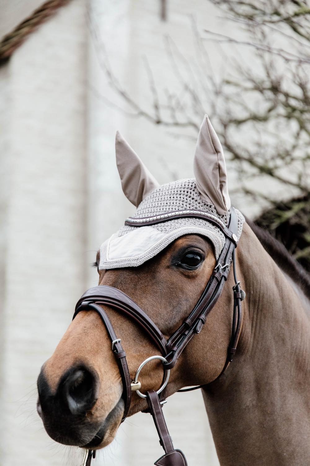 Fliegenhaube Wellington Basic Velvet - Kentucky Horsewear