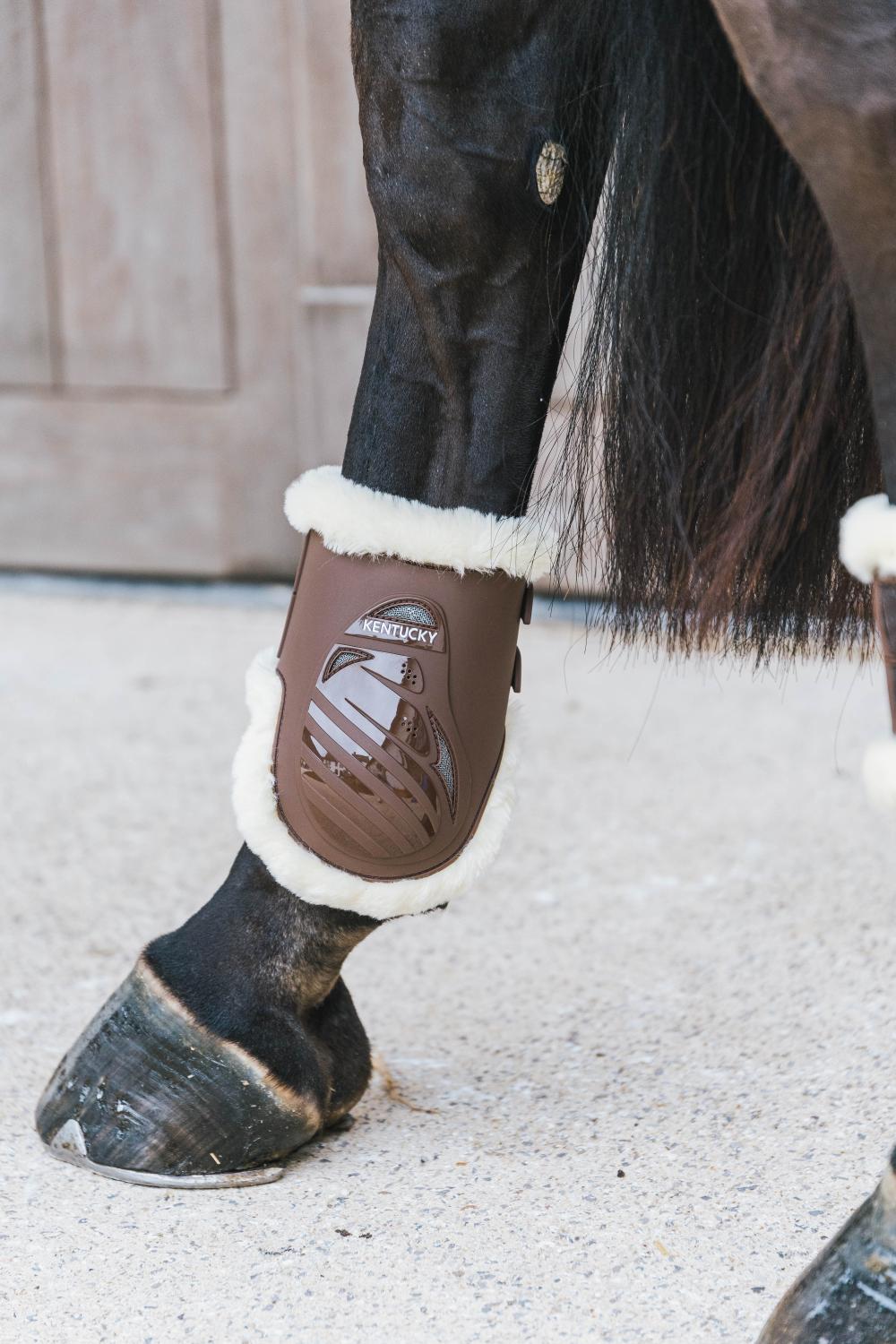 Vegan Fell Streichkappe Elastik - Kentucky Horsewear