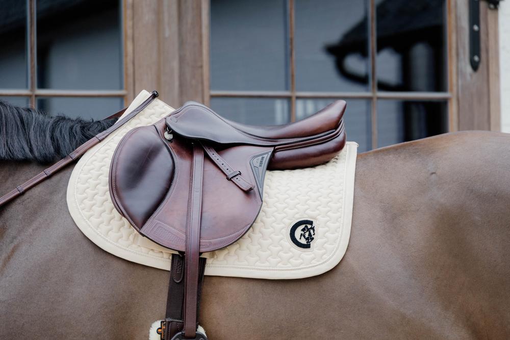 Schabracke Plaited 3D Logo Springen - Kentucky Horsewear