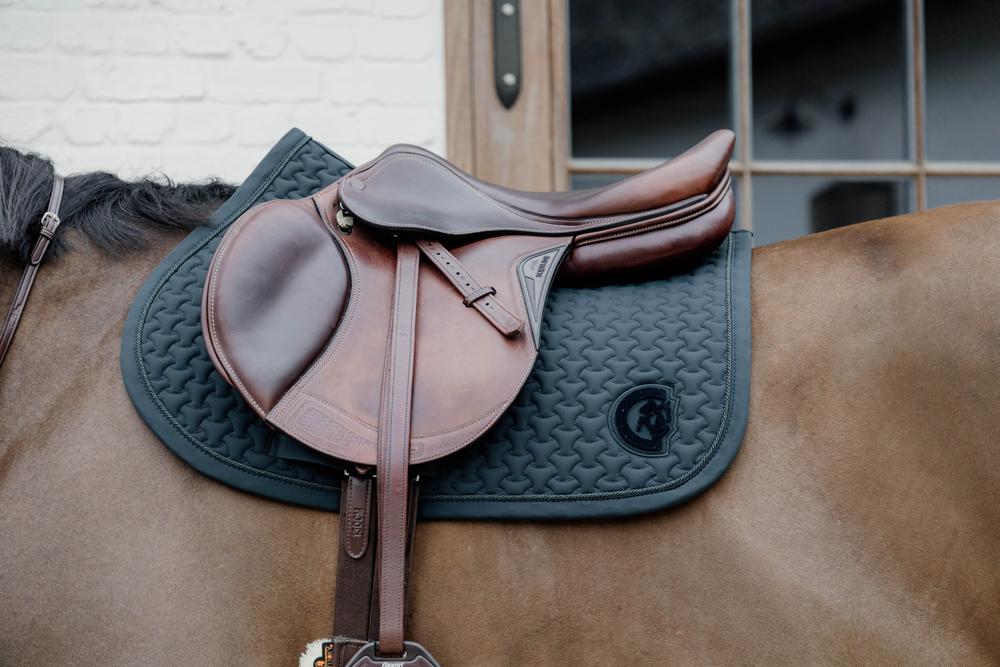 Schabracke Plaited 3D Logo Springen - Kentucky Horsewear