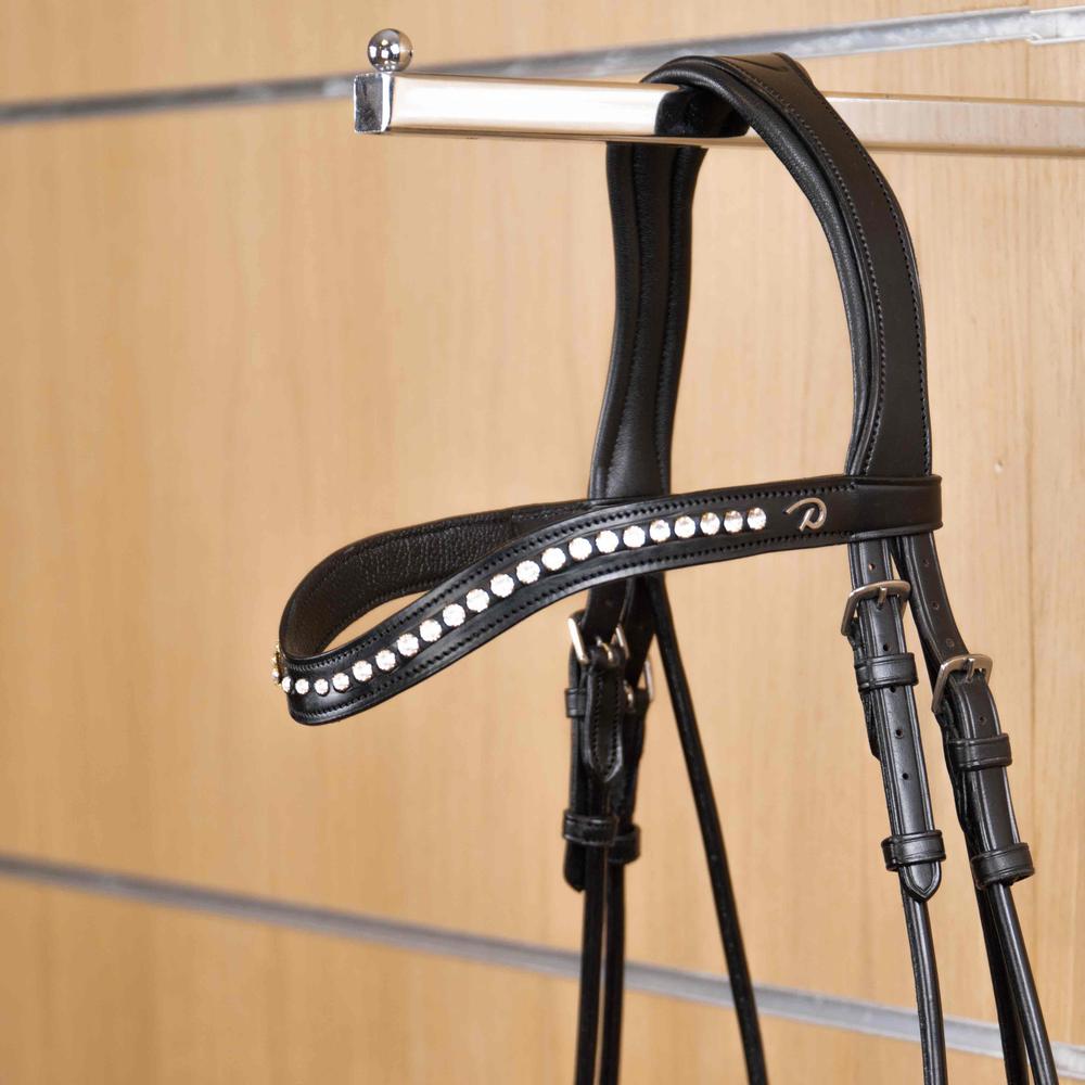 Gerader Stirnriemen mit Messingbeschlägen