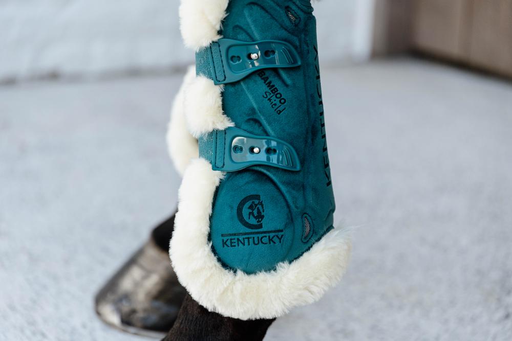 Vegan Fell Springgamaschen Bamboo Elastik Velvet - Kentucky Horsewear